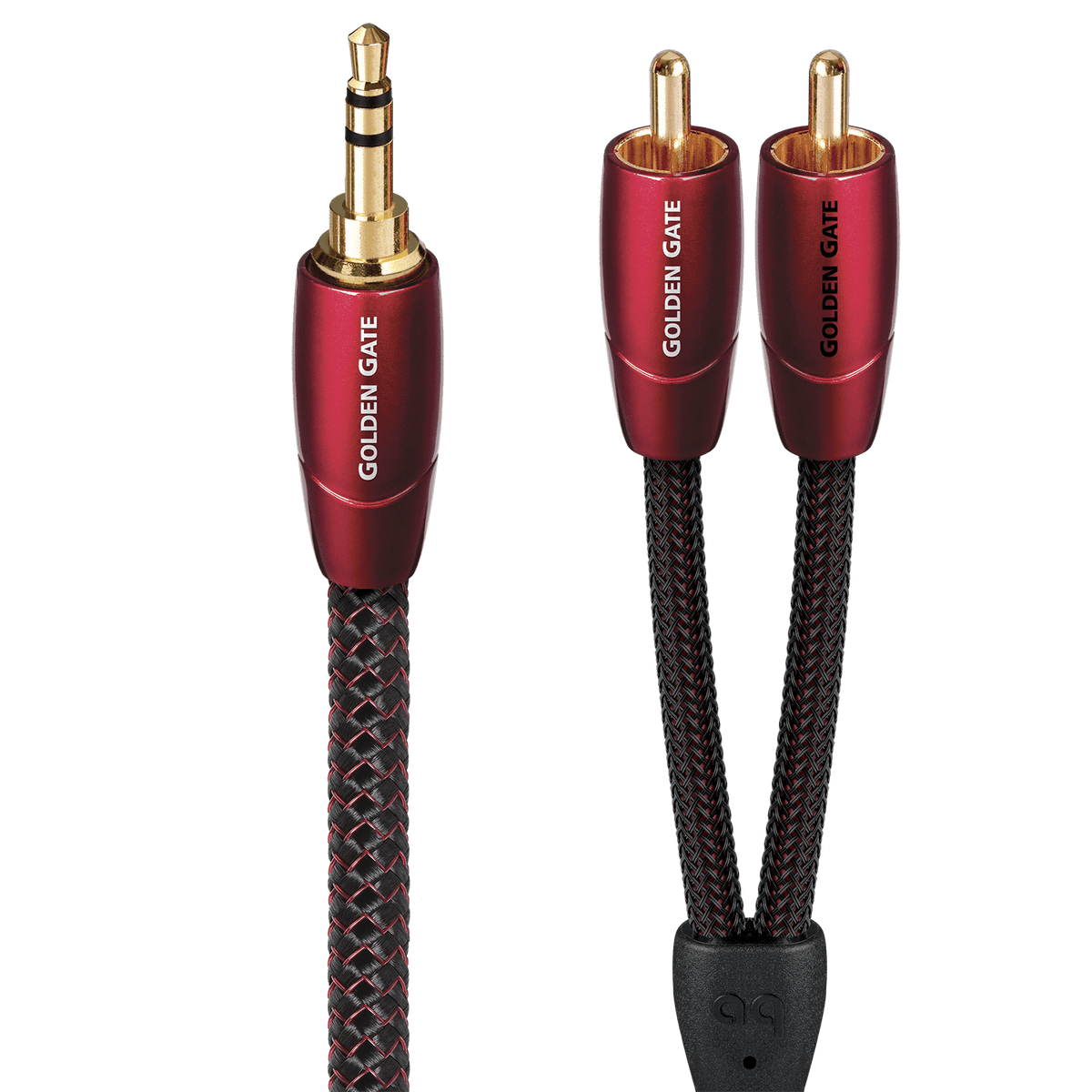 AudioQuest Golden Gate 3.5mm Mini > RCA Analog Audio Interconnect Cable -  0.6M (1' 11