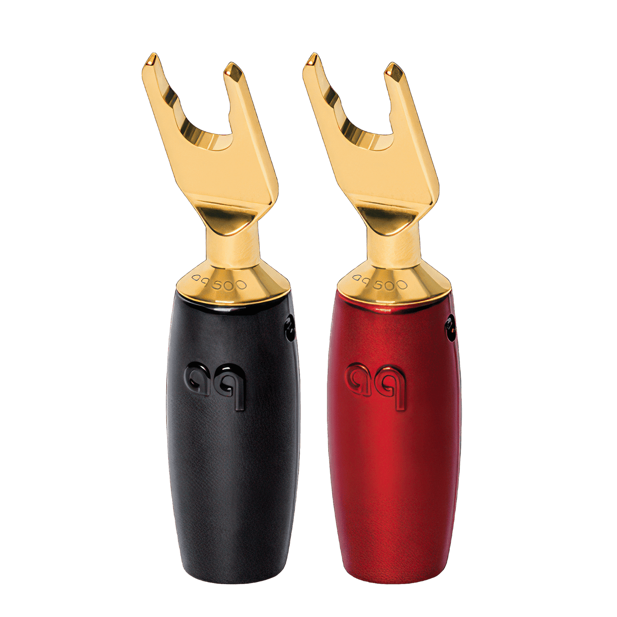 AudioQuest 500 Series Multi - Spade - SPADE500FRG Full Range - Set of 4 Gold