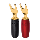 AudioQuest 500 Series Multi - Spade - SPADE500FRG Full Range - Set of 4 Gold