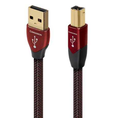 AudioQuest Cinnamon USB - A > B - 65 - 088 - 12 0.75 m = 2 ft 6 in