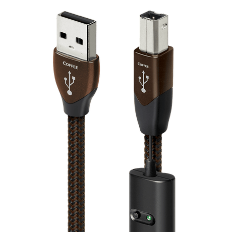 AudioQuest Coffee USB - A > B - 65 - 090 - 12 0.75 m = 2 ft 6 in