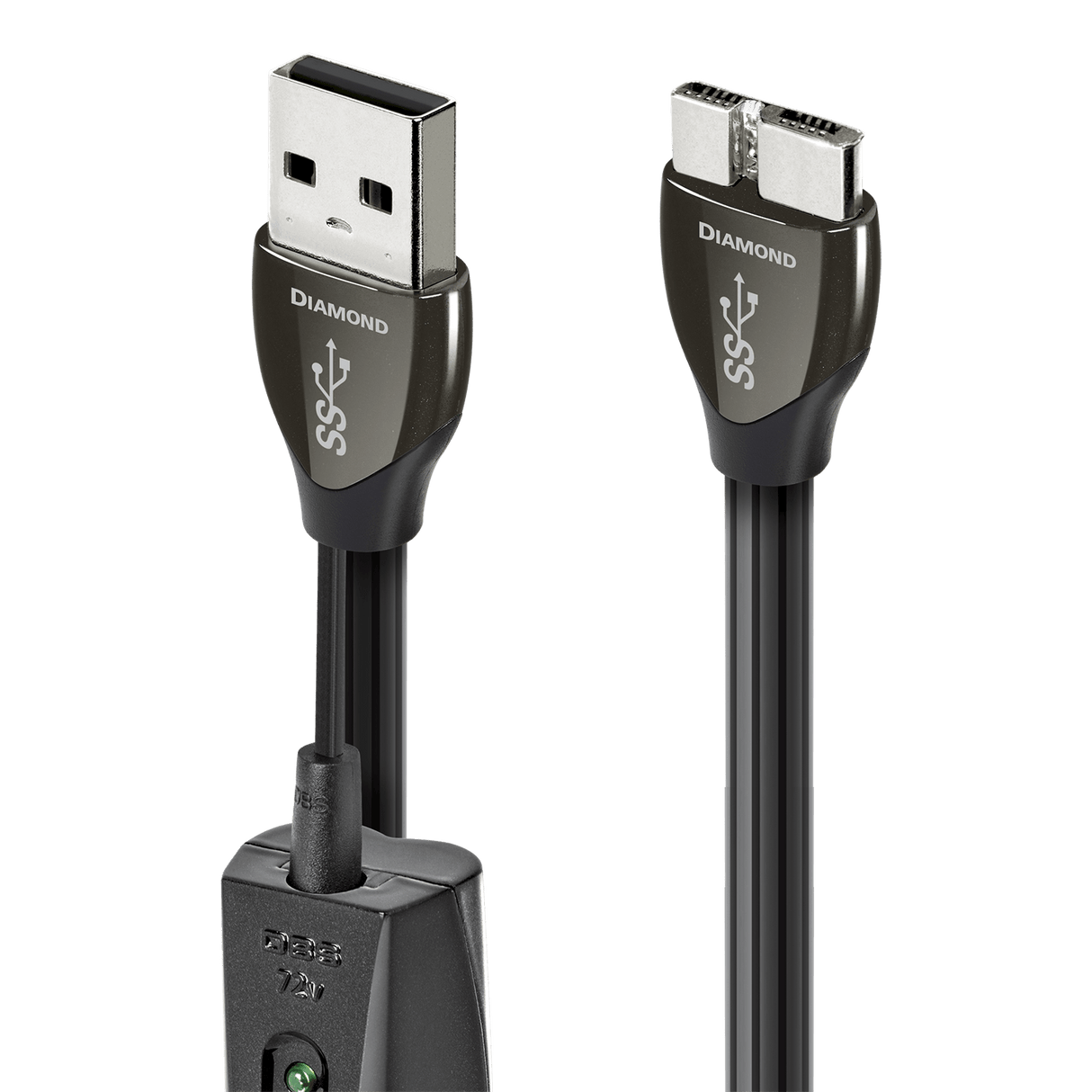 AudioQuest Diamond USB - A 3.0 > Micro B 3.0 - USBDIA30.75MI 0.75 m = 2 ft 6 in