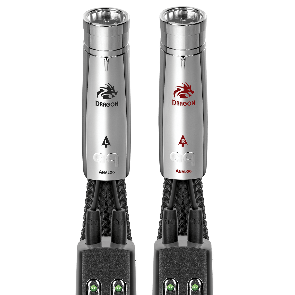 AudioQuest Dragon XLR > XLR - ICDRAGONXLR050 0.5 m = 1 ft 7 in Pair