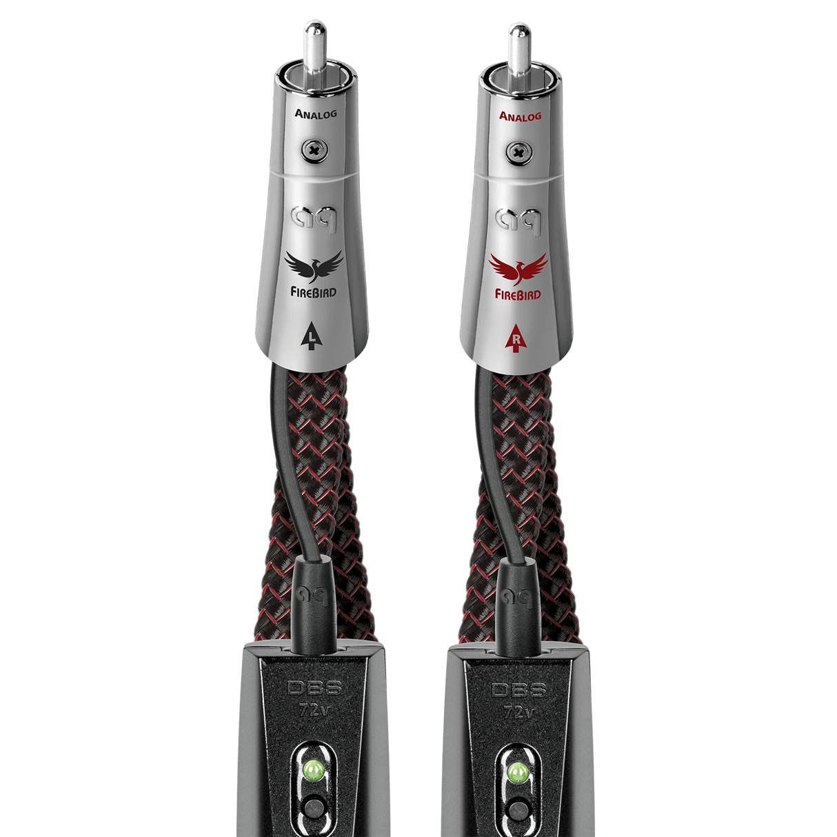 AudioQuest FireBird RCA > RCA - ICFBIRDRCA050 0.5 m = 1 ft 7 in Pair