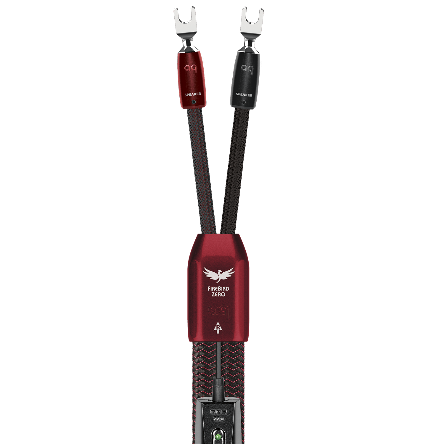 AudioQuest FireBird ZERO - FBIRDZERO8SU 8 ft = 2.4 m Pair 2 x U - Spades > 2 x U - Spades