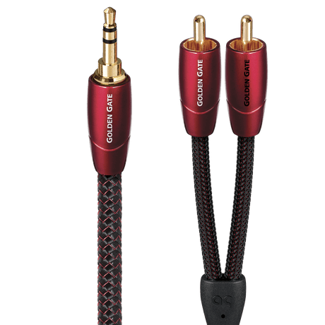 AudioQuest Golden Gate 3.5mm Mini > RCA i - Pack - GOLDG01MRI 1 m = 3 ft 3 in