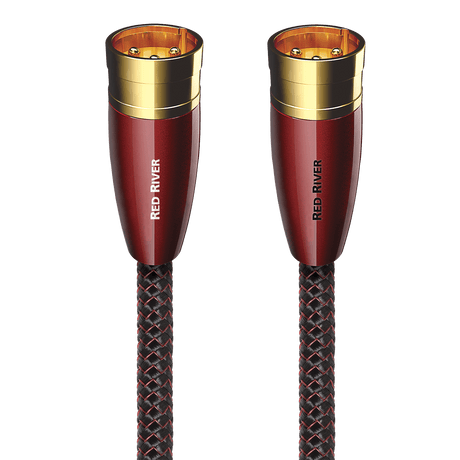 AudioQuest Red River XLR > XLR - RRIVER0.5X 0.5 m = 1 ft 7 in Pair