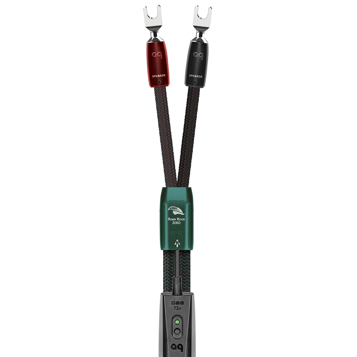 AudioQuest Robin Hood ZERO - RHOODZERO8SU 8 ft = 2.4 m Pair 2 x U - Spades > 2 x U - Spades