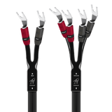 AudioQuest Rocket 11 Single - BiWire - ROCK11B10SBWMS 10 ft = 3.0 m Pair 2 x Multi - Spades > 4 x Multi - Spades - Silver