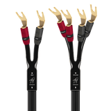 AudioQuest Rocket 11 Single - BiWire - ROCK11B8SBWMG 8 ft = 2.4 m Pair 2 x Multi - Spades > 4 x Multi - Spades - Gold