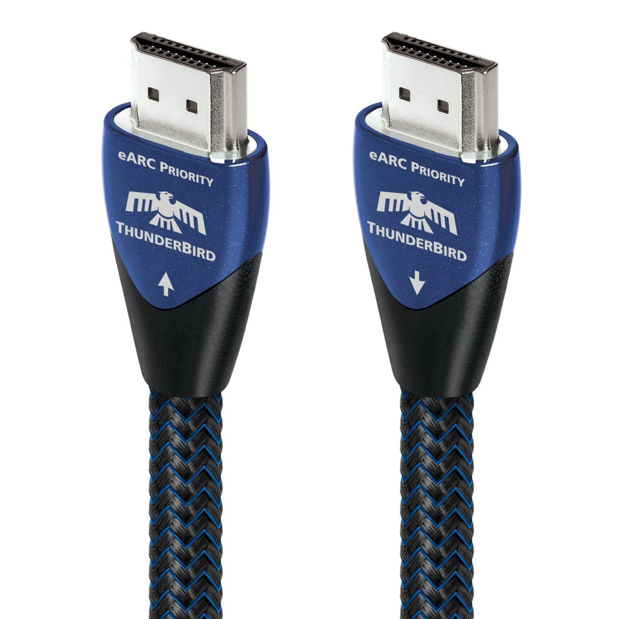 AudioQuest ThunderBird eARC Priority - HDM48TBIRDEP060 0.6 m = 1 ft 11 in Blue Braid