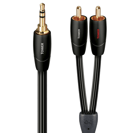 AudioQuest Tower 3.5mm Mini > RCA i - Pack - TOWER01MRI 1 m = 3 ft 3 in