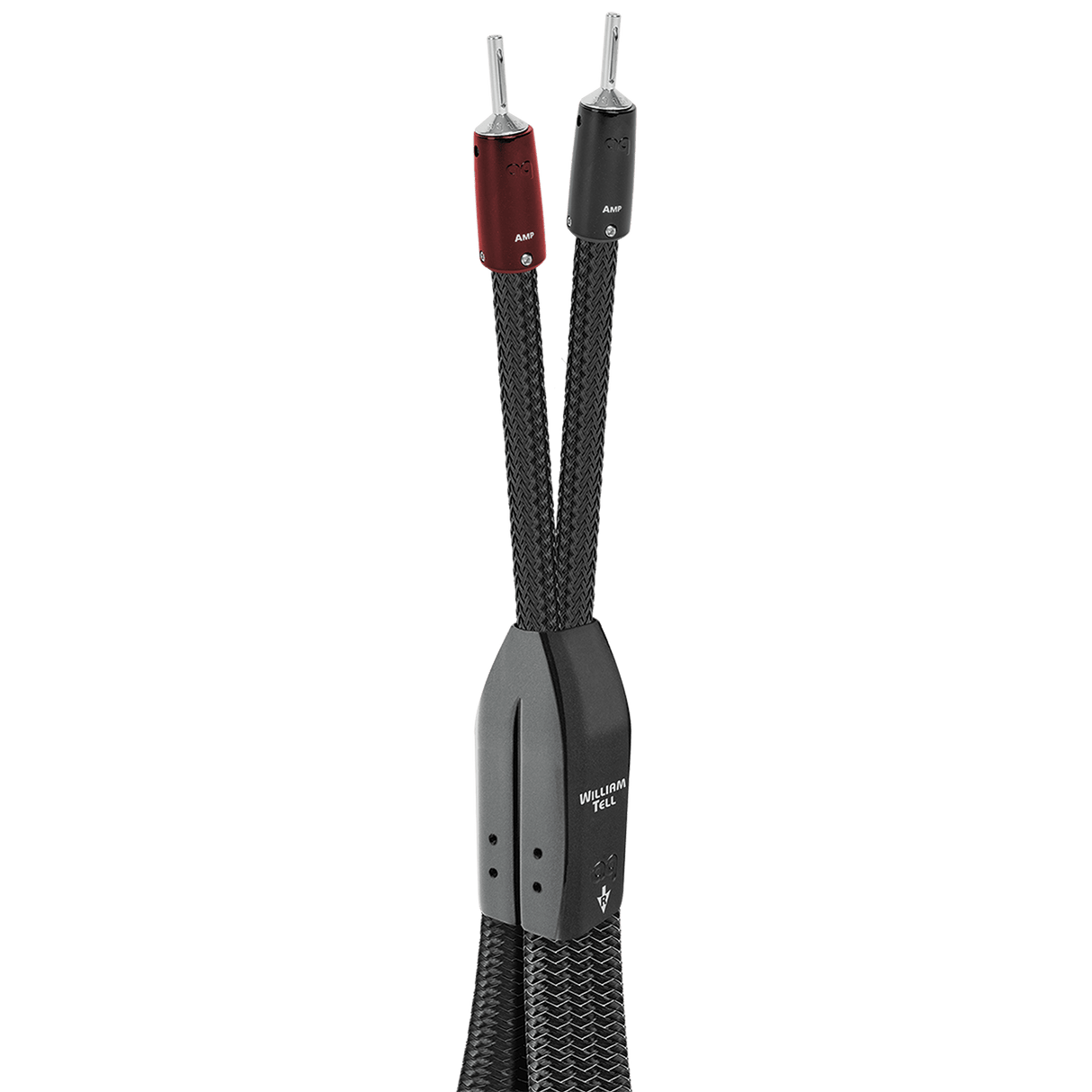 AudioQuest William Tell SILVER BiWire COMBO - WTELLSILBW8SM 8 ft = 2.4 m Pair 2 x Multi - Spades > 4 x Multi - Spades