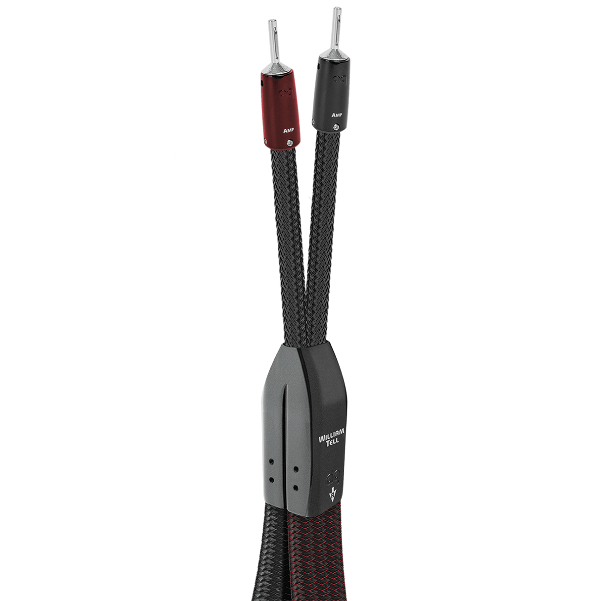 AudioQuest William Tell ZERO BiWire COMBO - WTELLBW8SM 8 ft = 2.4 m Pair 2 x Multi - Spades > 4 x Multi - Spades