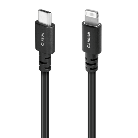 AudioQuest Carbon USB-C > Lightning - LTNUSBCCAR0.75 0.75 m = 2 ft 6 in