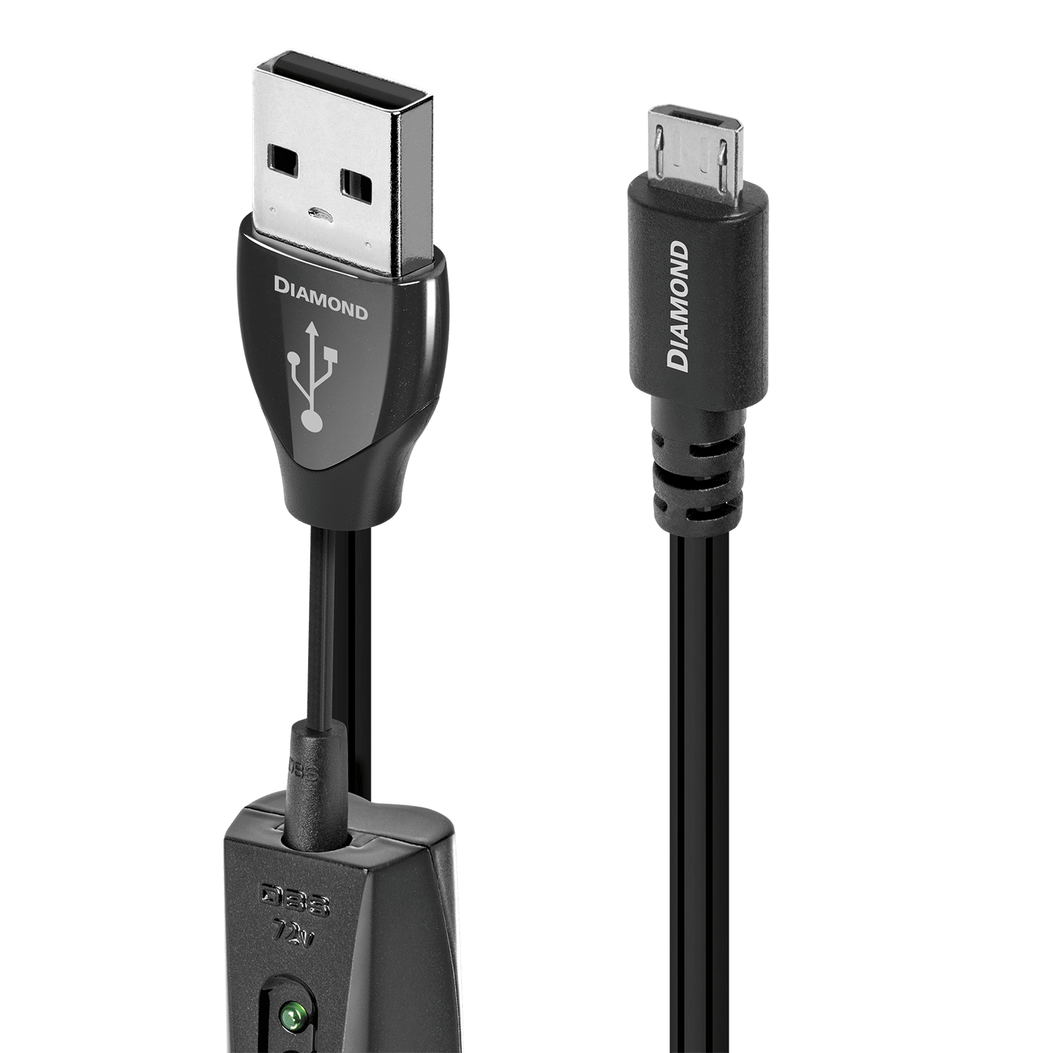 AudioQuest Diamond USB-A > Micro B 2.0 - USBDIA20.75MI 0.75 m = 2 ft 6 in
