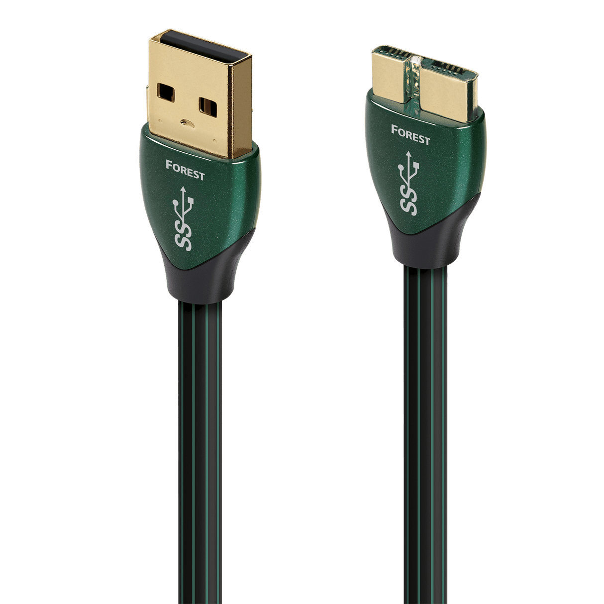 AudioQuest Forest USB-A 3.0 > Micro B 3.0 - USBFOR30.75MI 0.75 m = 2 ft 6 in