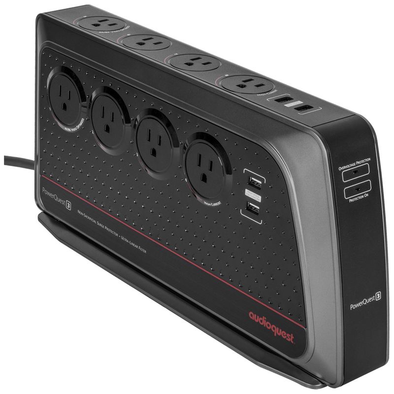 AudioQuest PowerQuest® 3 8-Outlet Power Conditioner & Surge Protector