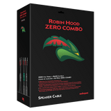 AudioQuest Robin Hood ZERO BiWire COMBO - RHOODZEROBW8PR-USUS 8 ft = 2.4 m Pair 2 x U-Spades > 4 x U-Spades