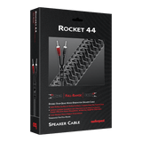 AudioQuest Rocket 44 Full-Range - ROCK448BG 8 ft = 2.4 m Pair - Braid Jacket 2 x Bananas > 2 x Bananas - Gold