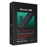 AudioQuest Rocket 88 Full-Range - ROCK888BG 8 ft = 2.4 m Pair - Braid Jacket 2 x Bananas > 2 x Bananas - Gold