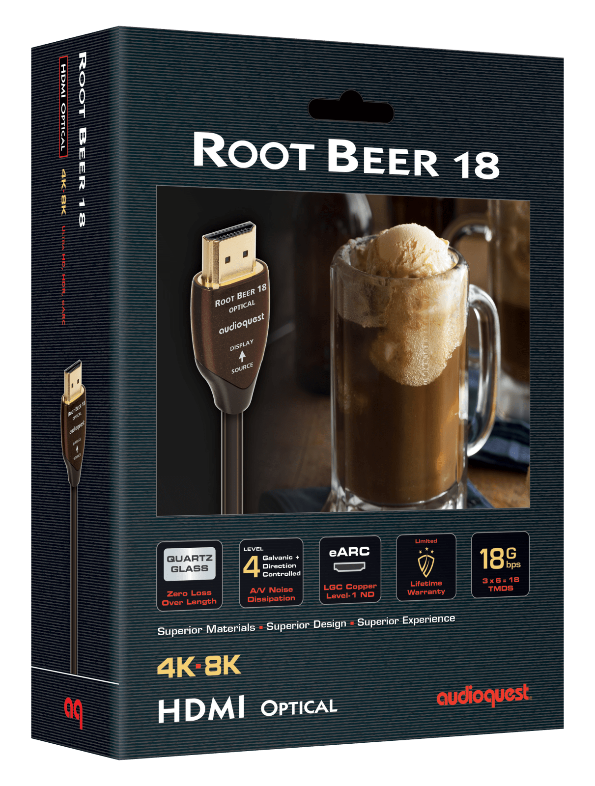 AudioQuest Root Beer 18 - HDM18RBEER500 5 m = 16 ft 5 in