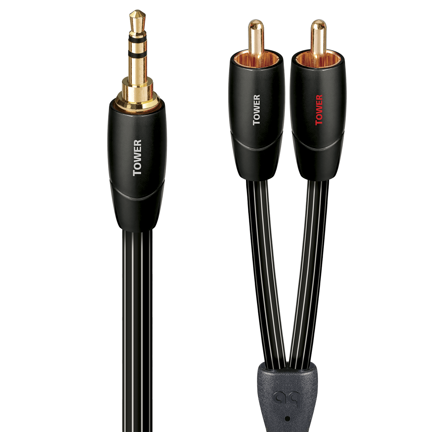 AudioQuest Tower 3.5mm Mini > RCA - TOWER0.6MR 0.6 m = 1 ft 11 in