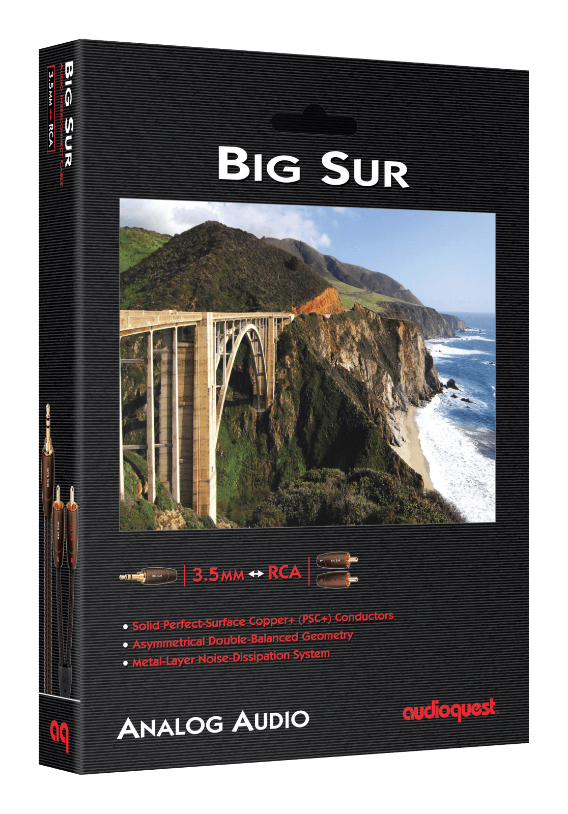 AudioQuest Big Sur 3.5mm Mini > RCA - BIGSUR0.6MR 0.6 m = 1 ft 11 in